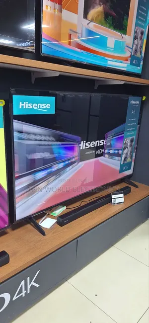 Original Hisense 65"Inch Uhd Smart Flameless Netflix App