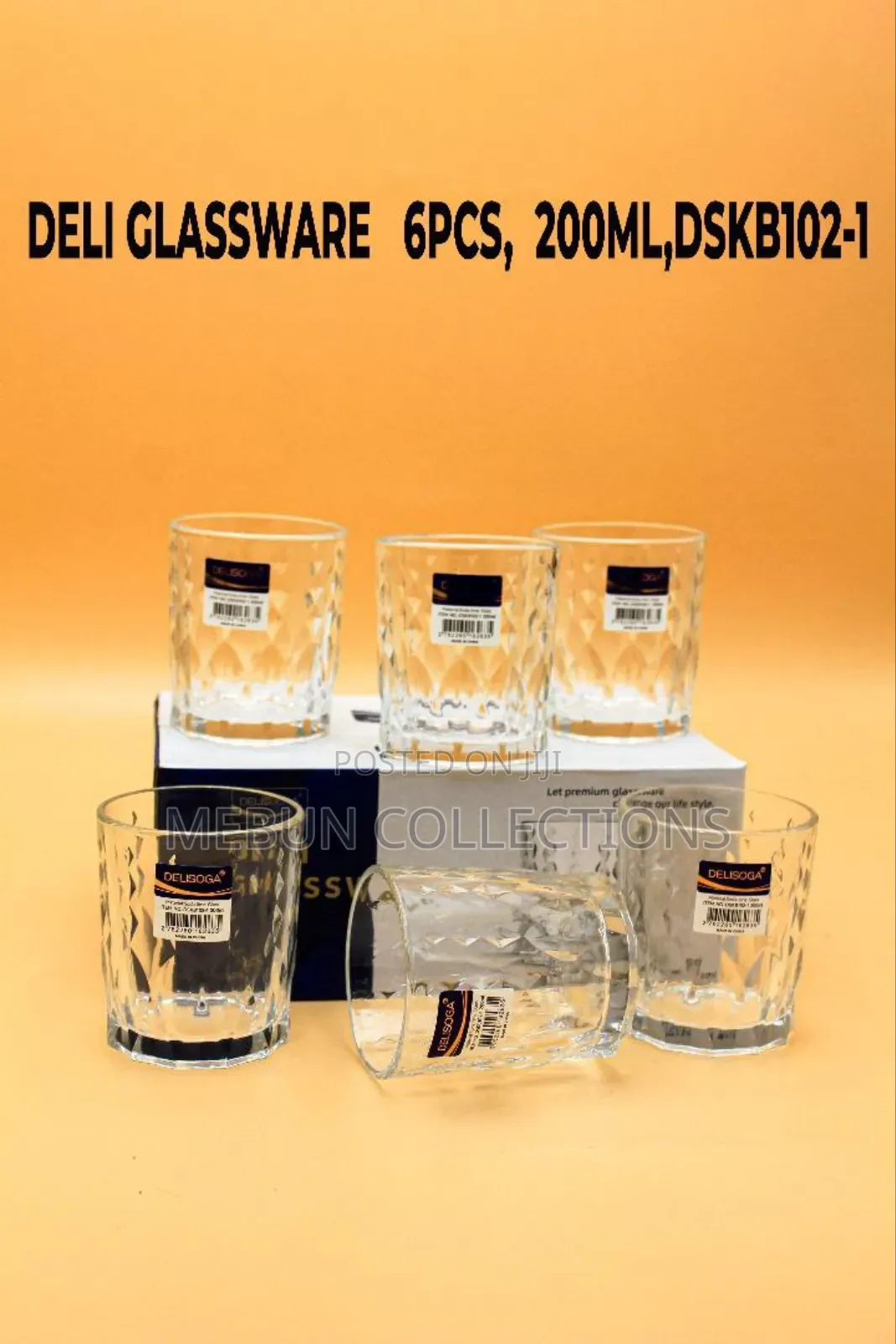 6pcs Whiskey Glass Cup