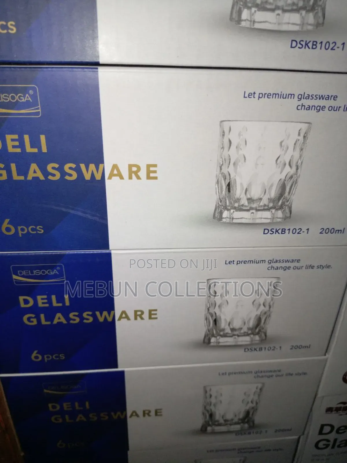 6pcs Whiskey Glass Cup