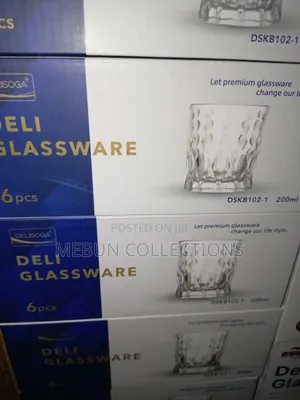 6pcs Whiskey Glass Cup