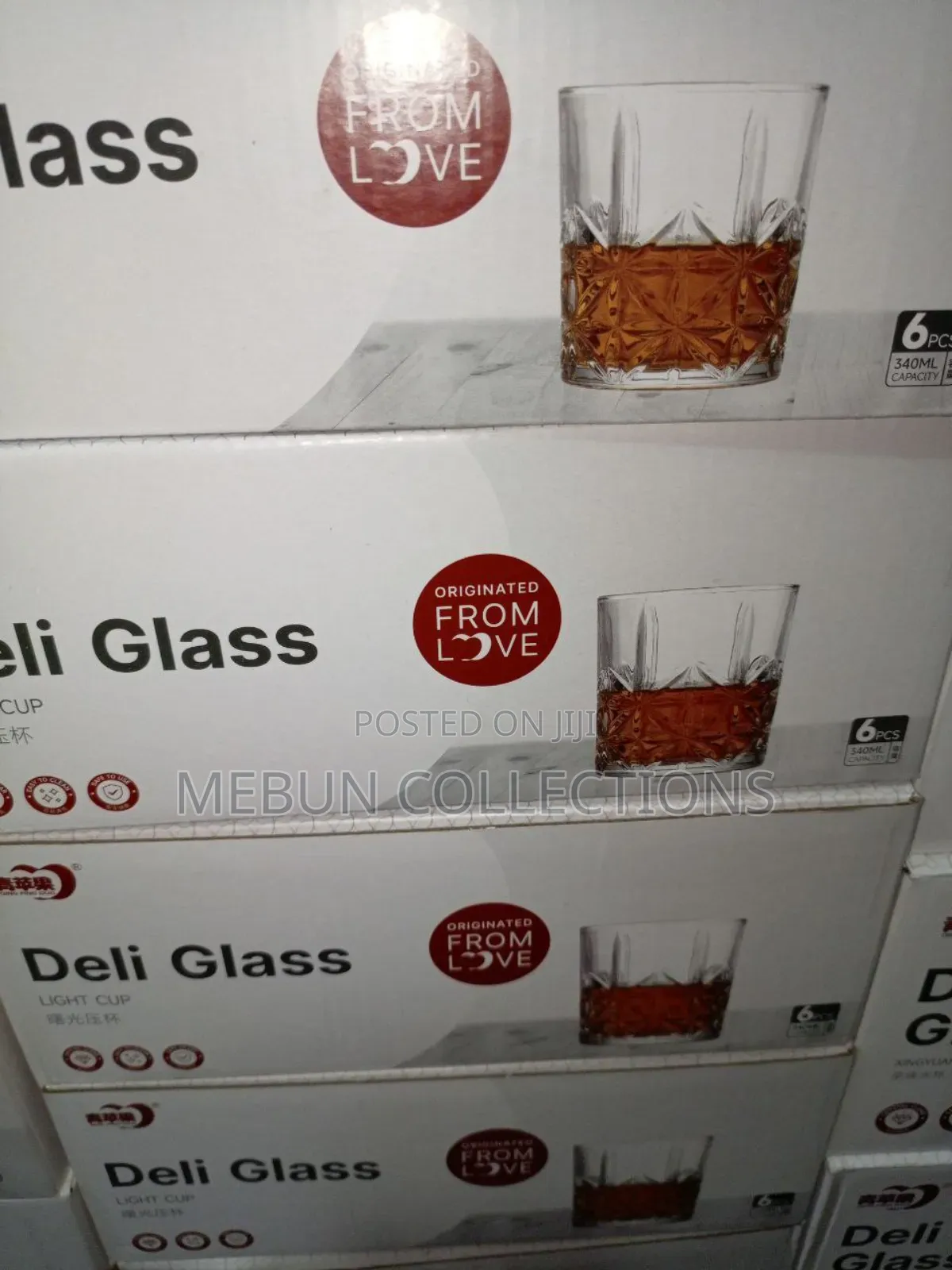 6pcs Deli Whiskey Light Cup
