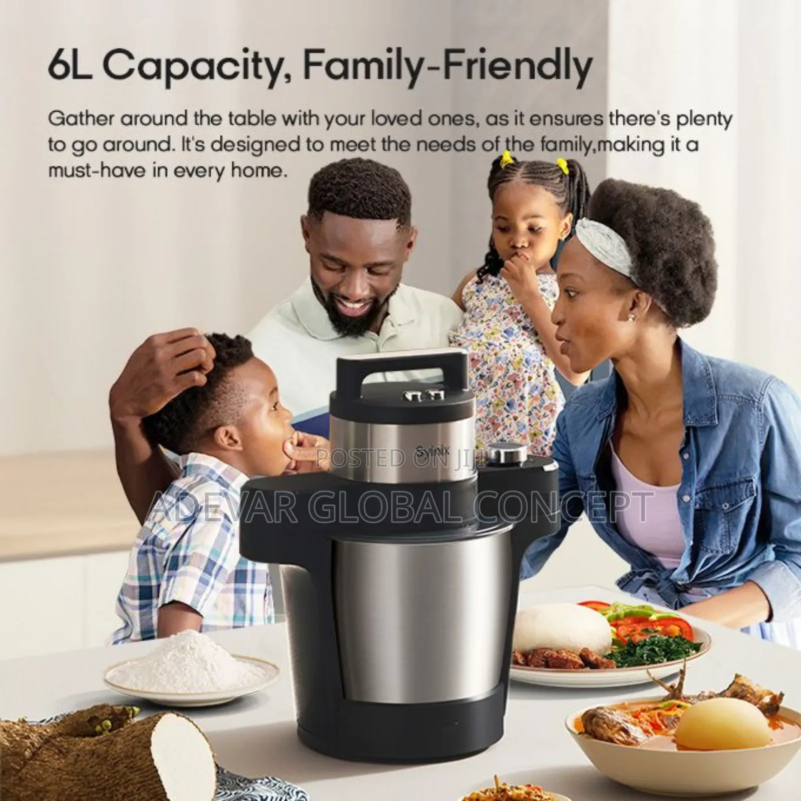 Syinix Swallow Maker Eco Cook Pound Yam/Fufu Multi Function