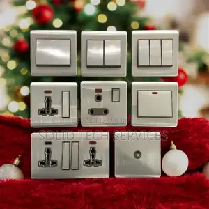Uk Stainless Silver Brushed Switches and Sockets