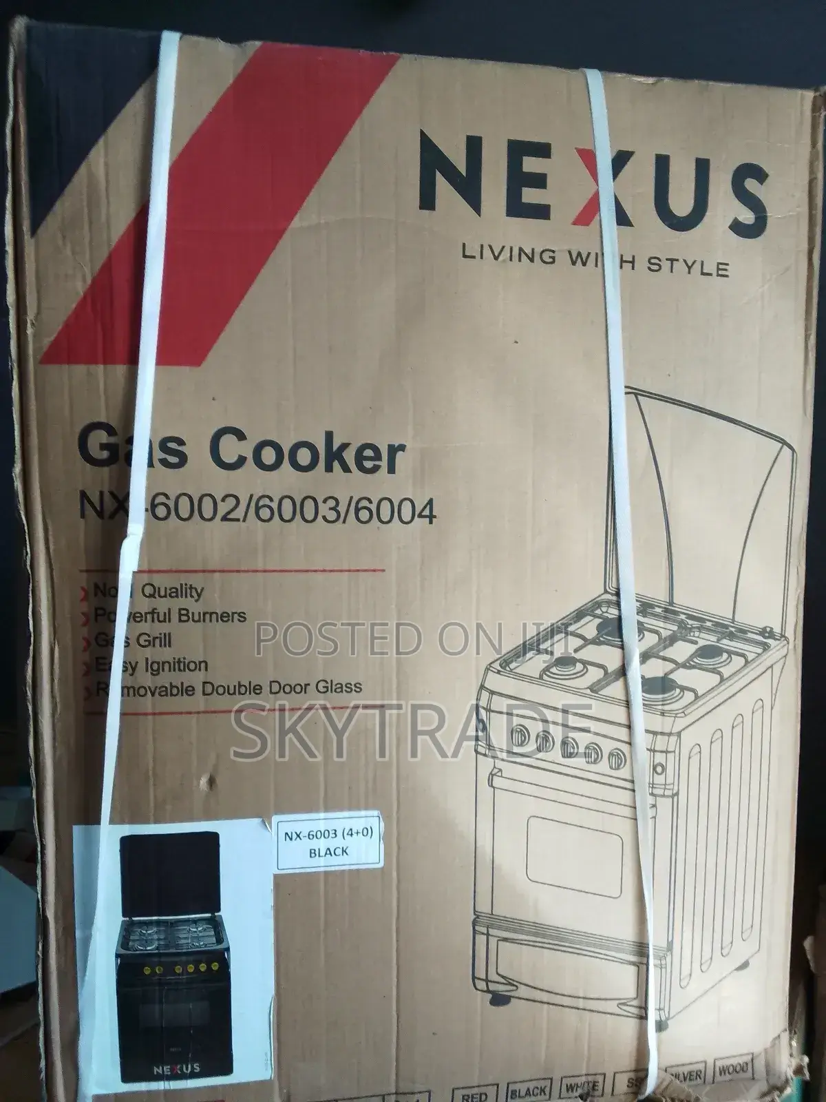 Efficient (4+0) Nexus Gas Cooker + Oven