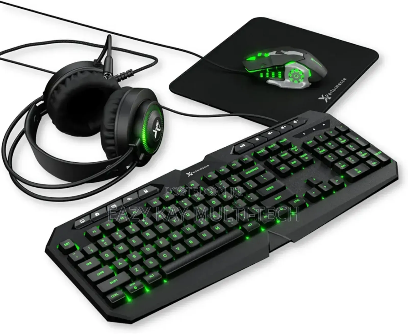 X9 Performance 4in1 RGB Gaming KB/Mouse/Headphone/Pad