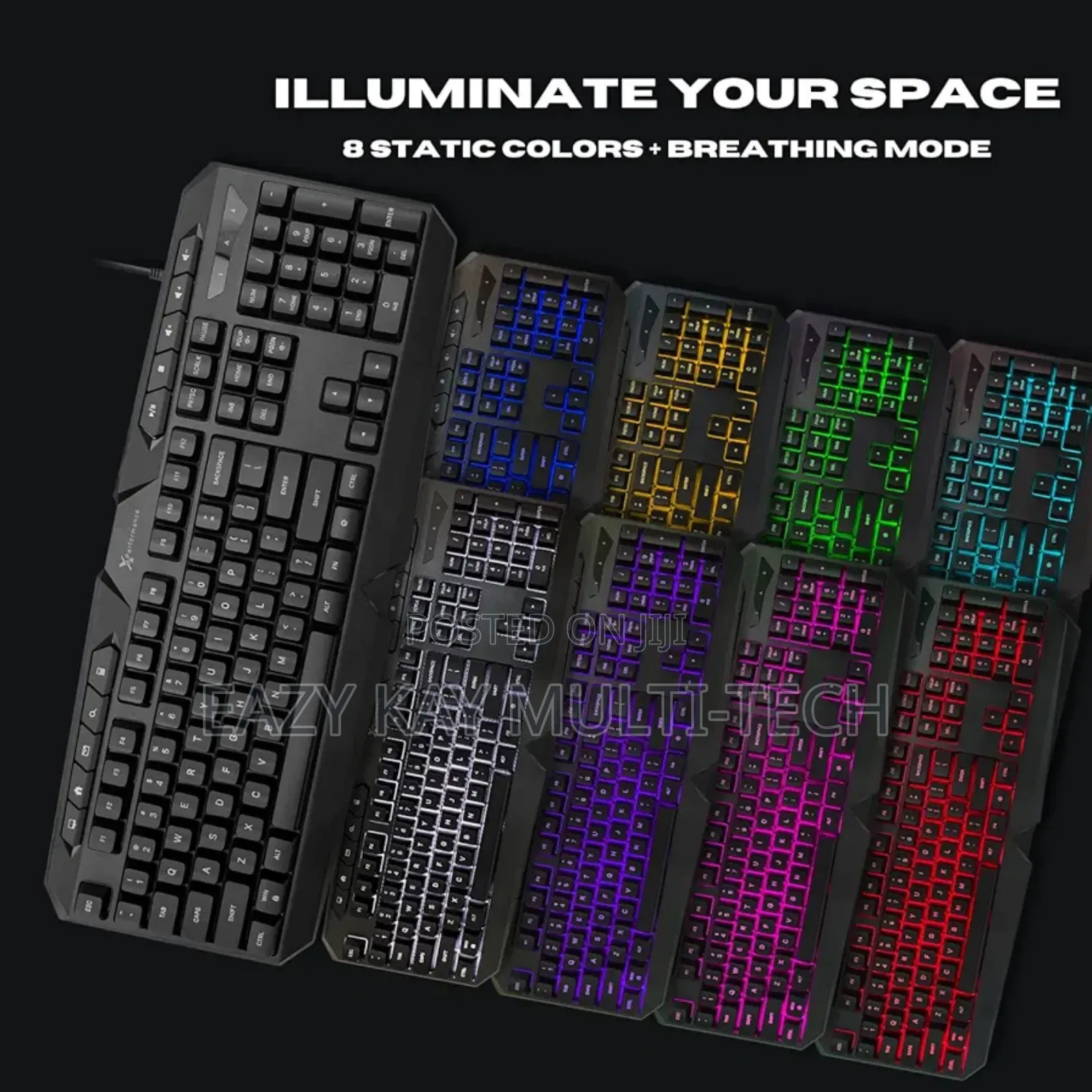 X9 Performance 4in1 RGB Gaming KB/Mouse/Headphone/Pad