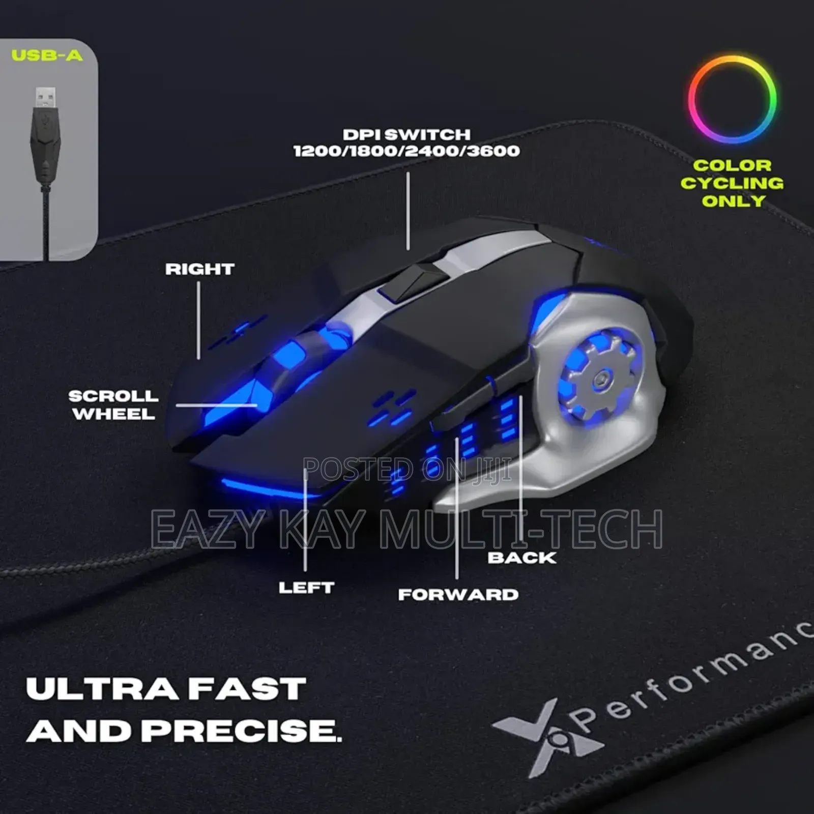 X9 Performance 4in1 RGB Gaming KB/Mouse/Headphone/Pad