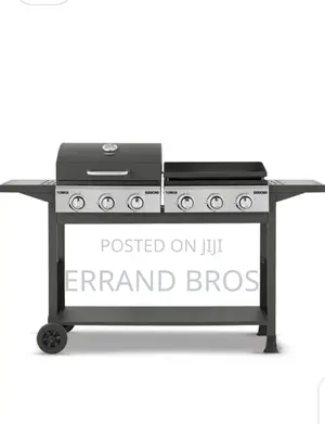 6 Burner Gas Bbq And Plancha With Precision Heat Thermometer