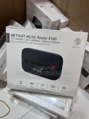 SETOUT 4g/5g Router E160 LTE 150mbps Wi-Fi 300mbps