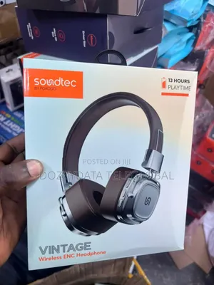 Soundtec by Porodo VINTAGE Wireless ENC Headphone