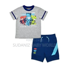 Photo - PJ Masks Toddler Boy Graphic T-Shirt and Knit Shorts Set, 3T