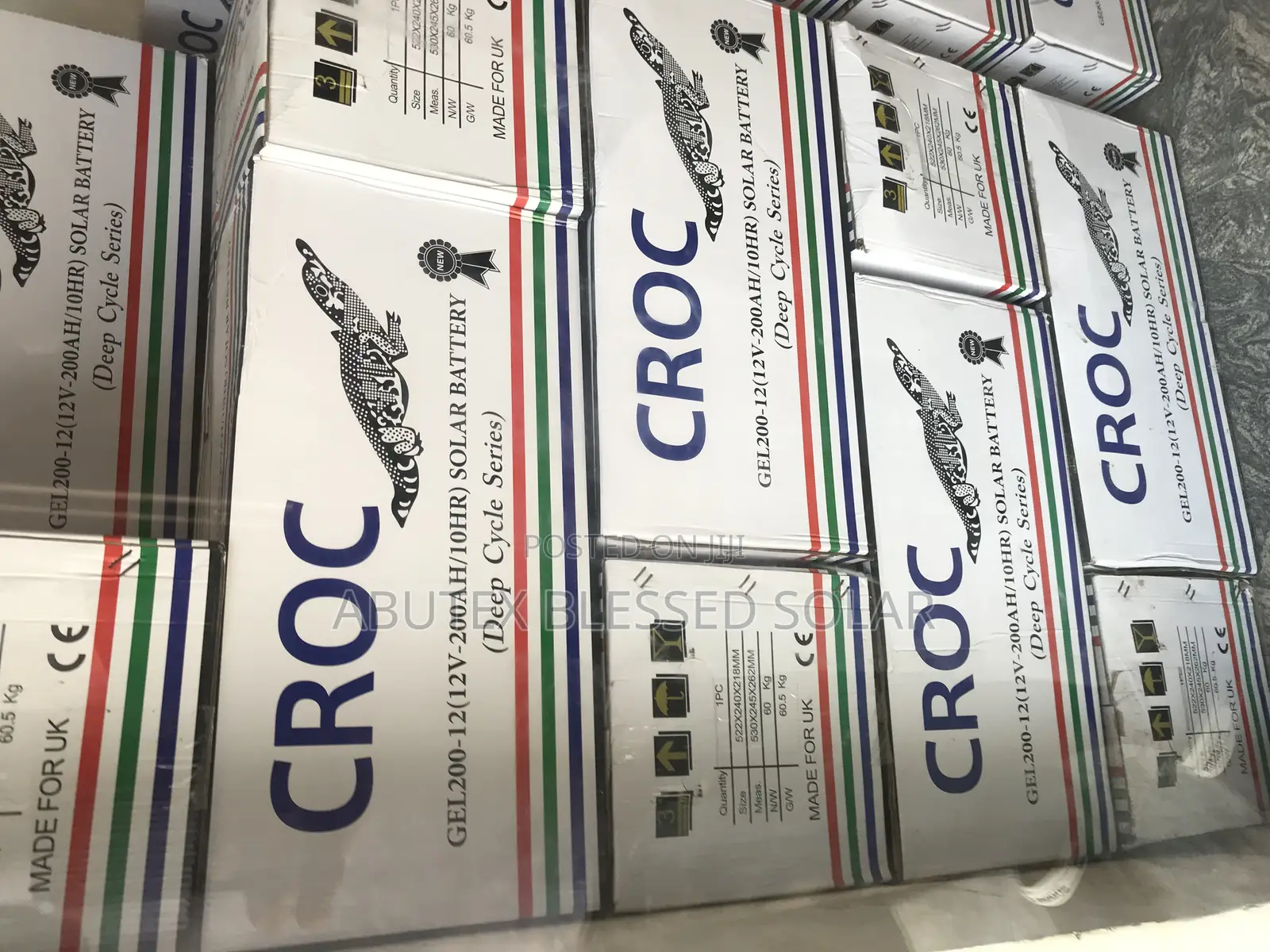 200ah Croc Dey Cell Battery