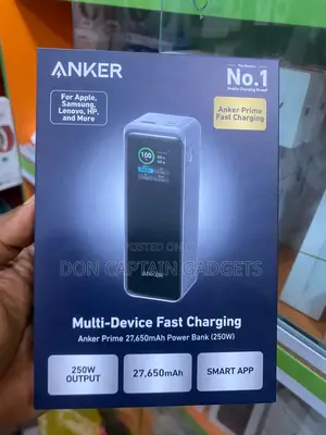 Anker Prime Laptop Power Bank 250W / 27650mah