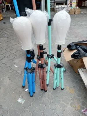 Canvas Head and Wig Stand