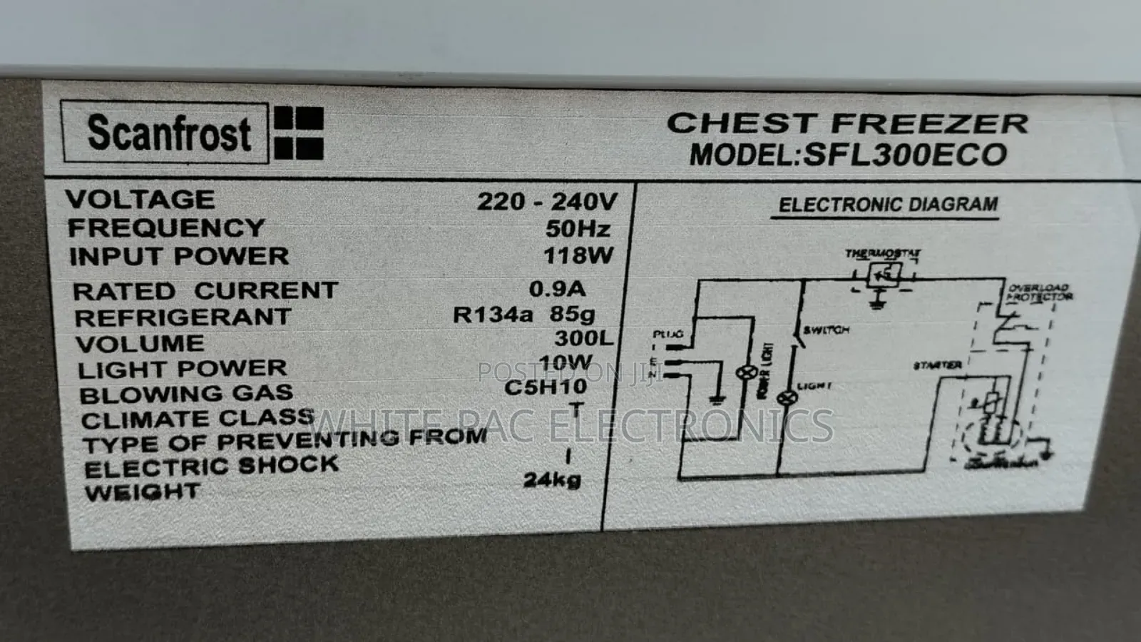 Scanfrost  Inverter Freezer 300 L Fast Performance > 2 Yrs