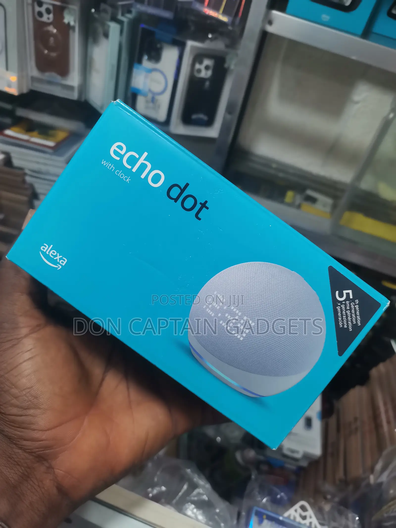Echo Dot With Clock (5th Gen)
