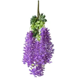 Photo - Purple Color Artificial Wisteria Decoration Pla