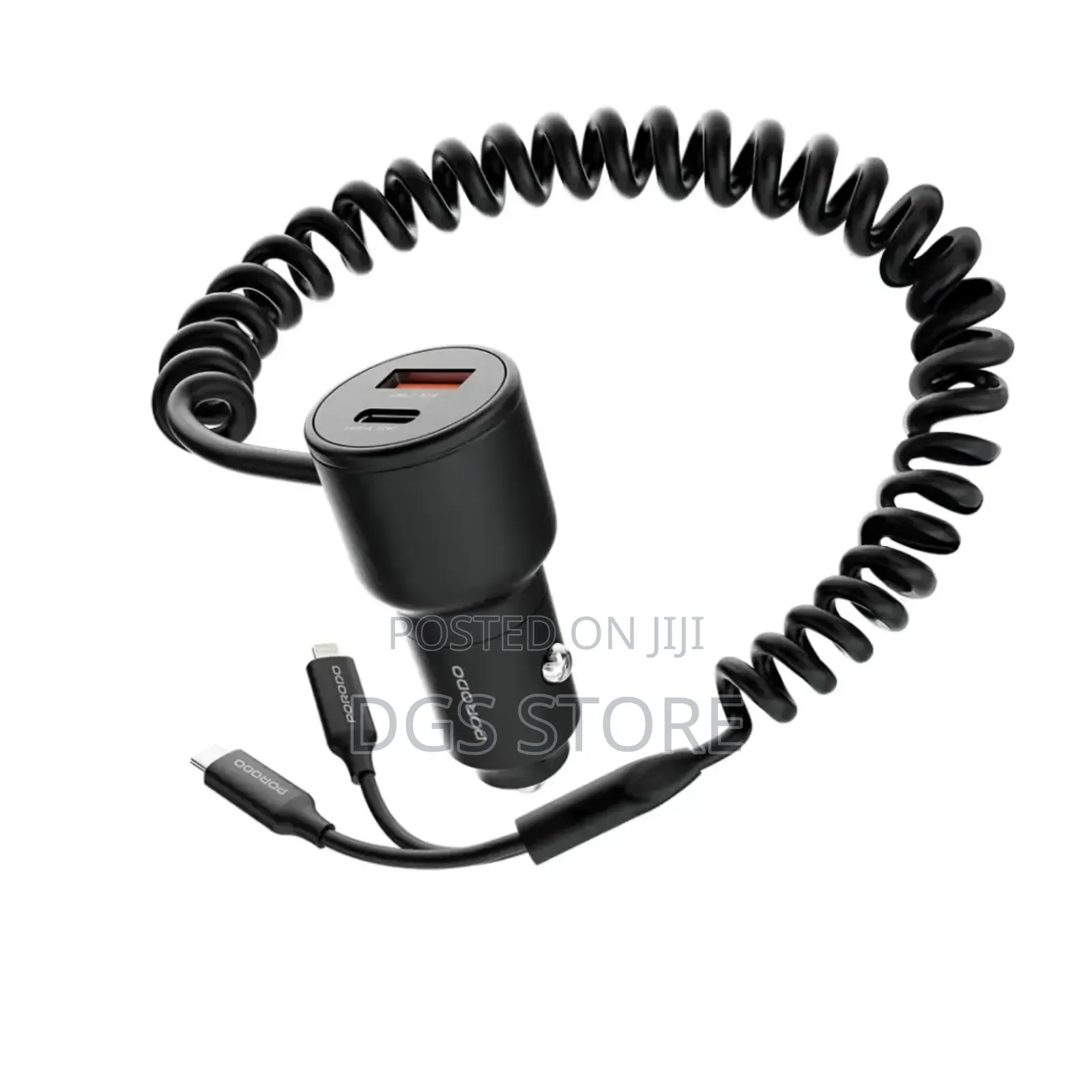 Porodo Fwc034 Dual Port Car Charger