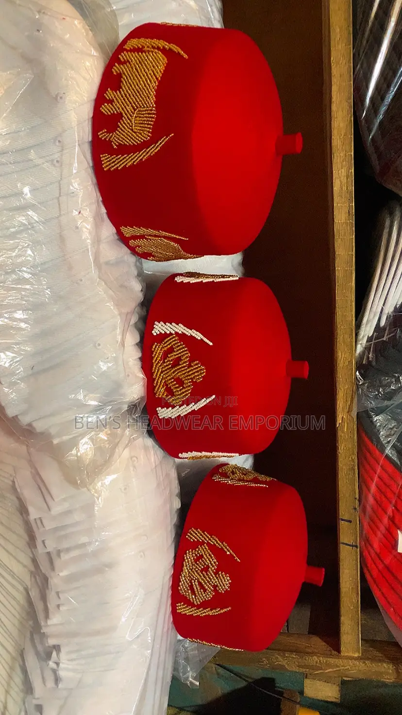 Traditional Red Caps.