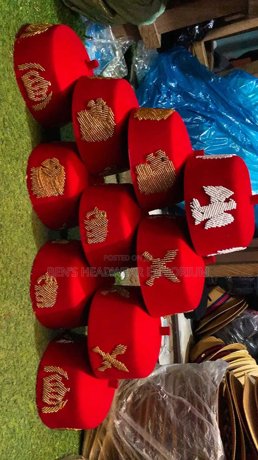 Traditional Red Caps.
