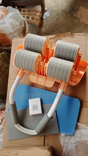 4 Big Tyres Rebound Abdominal Wheel Roller