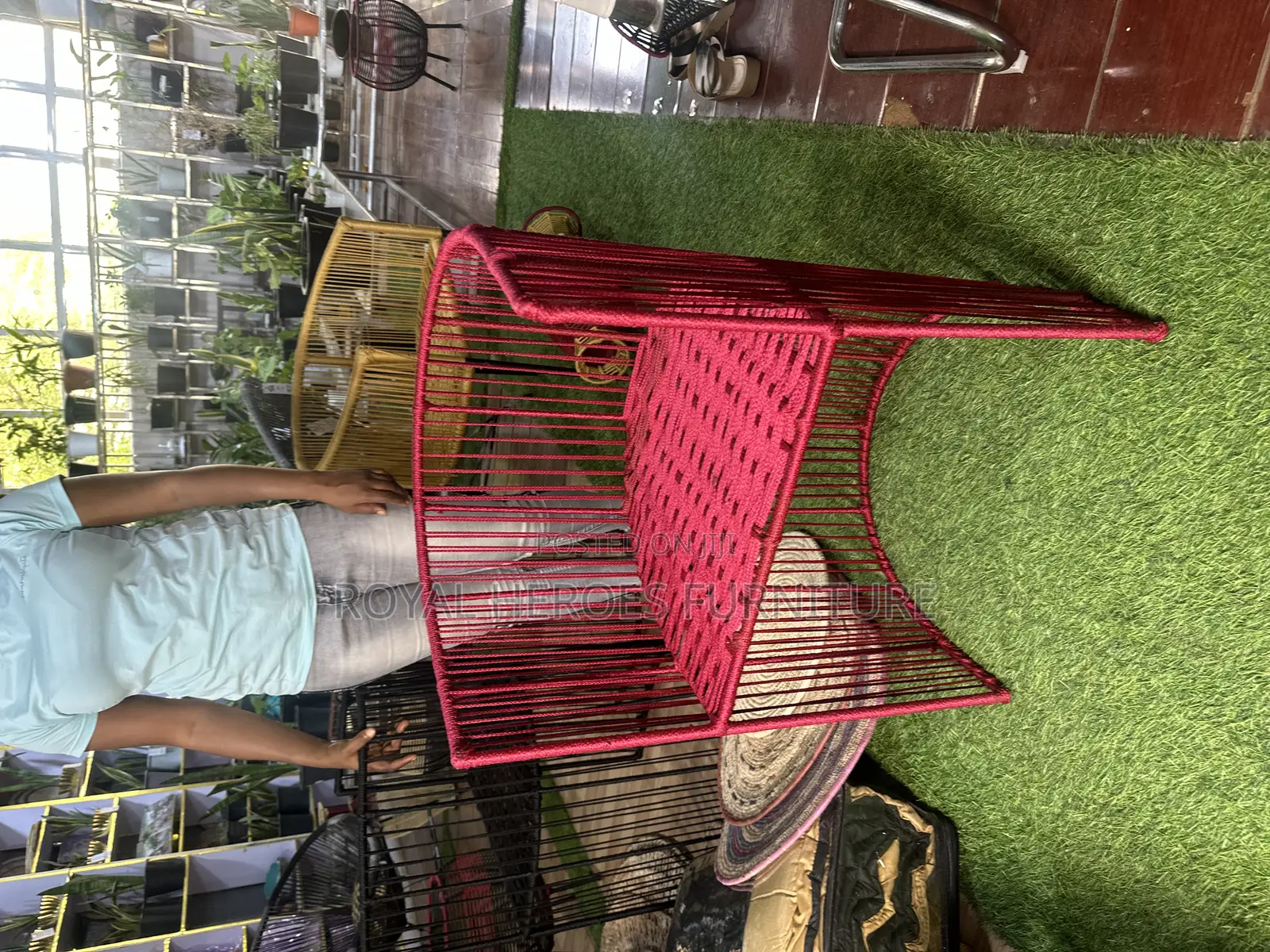 Rattan Single Chair