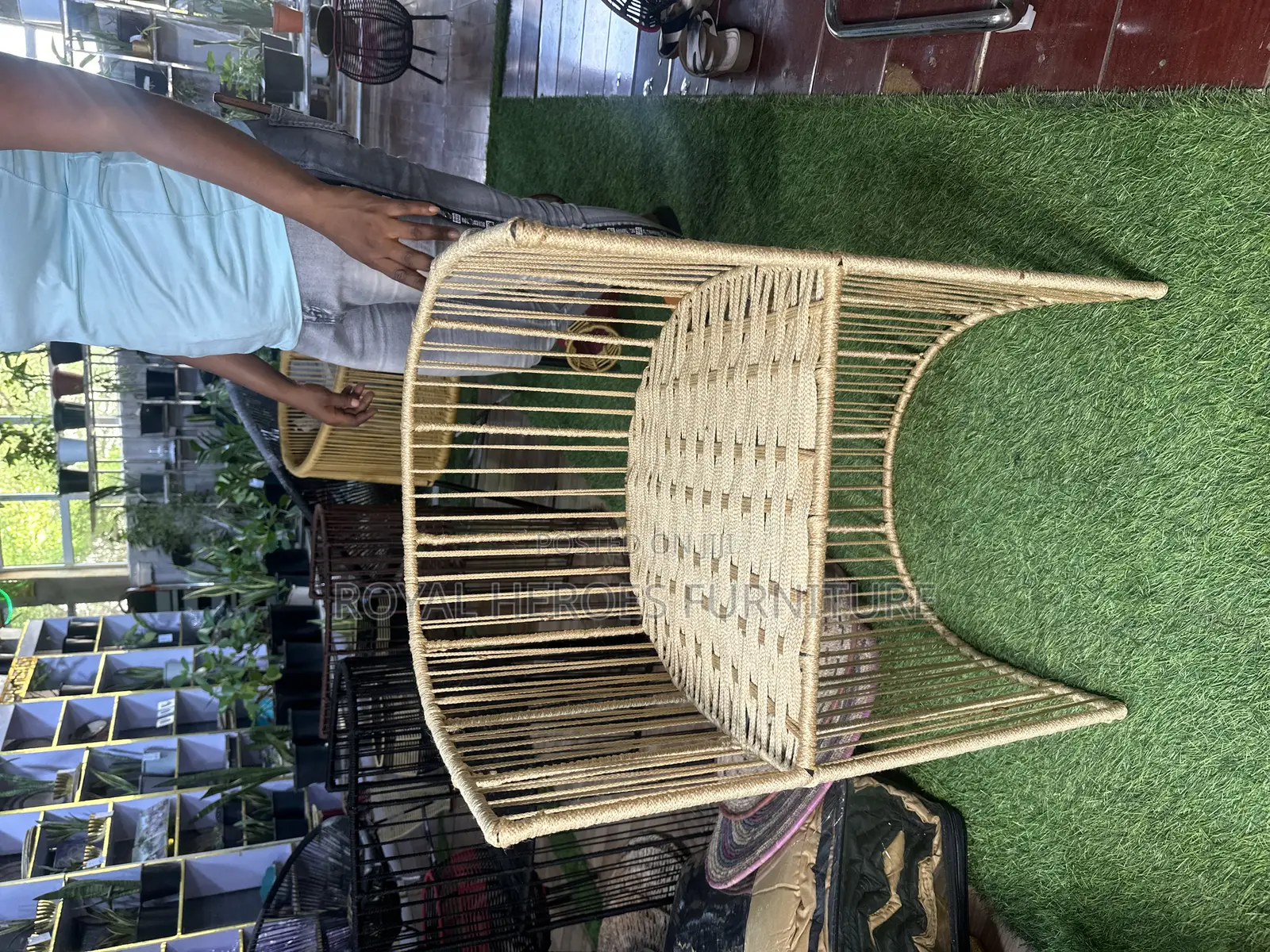 Rattan Single Chair