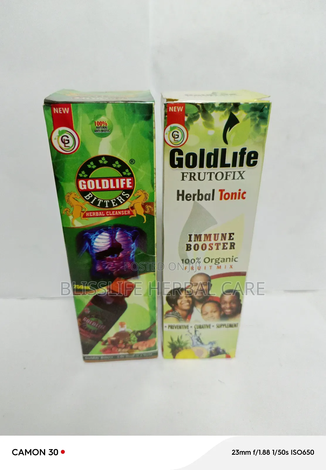 Goldlife Immune Bitters Herbal Tonic Pack