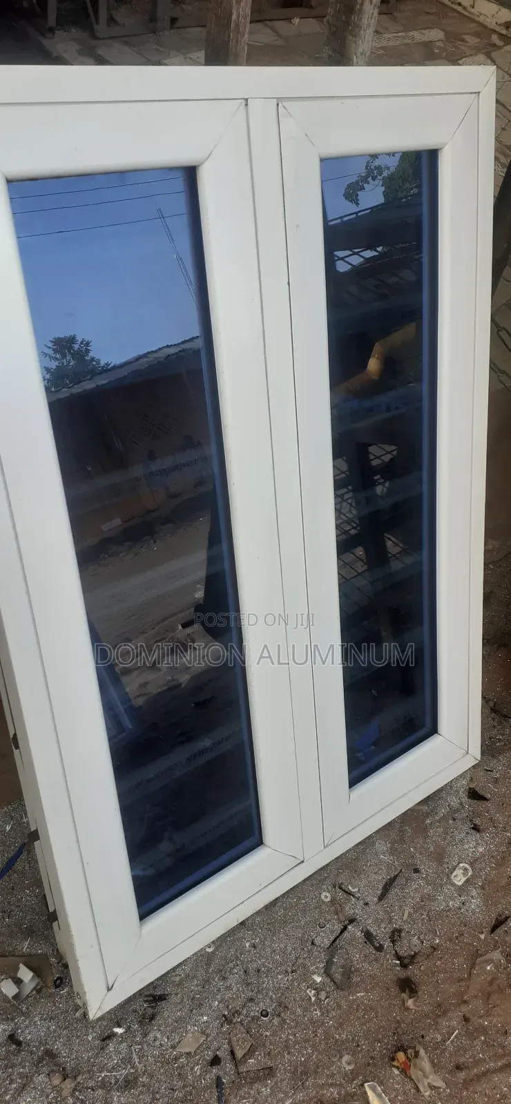 White Strong  Windows With Protector and Nets