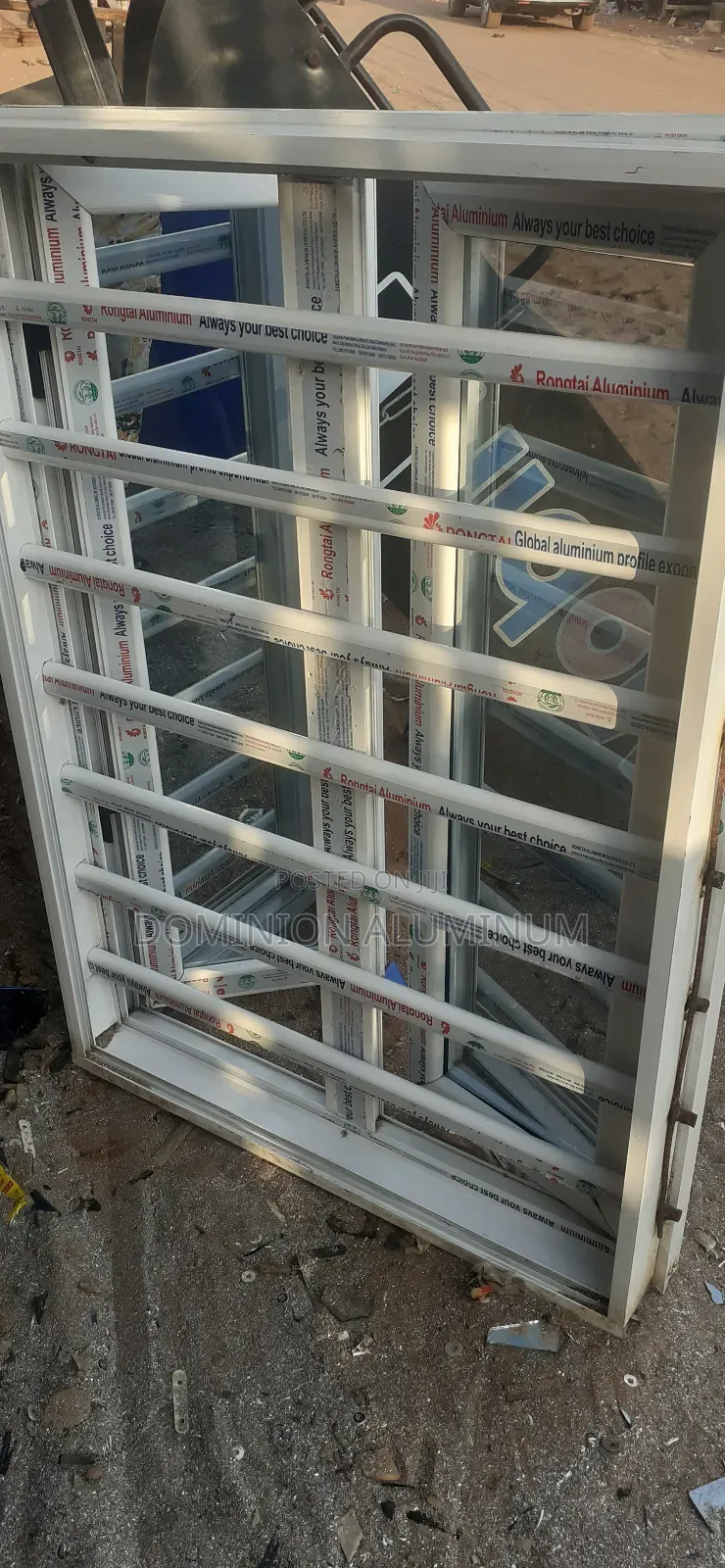 White Strong  Windows With Protector and Nets