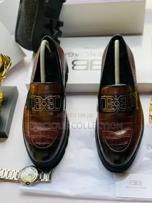 Men's Balenciaga Leather Pull on Shoes