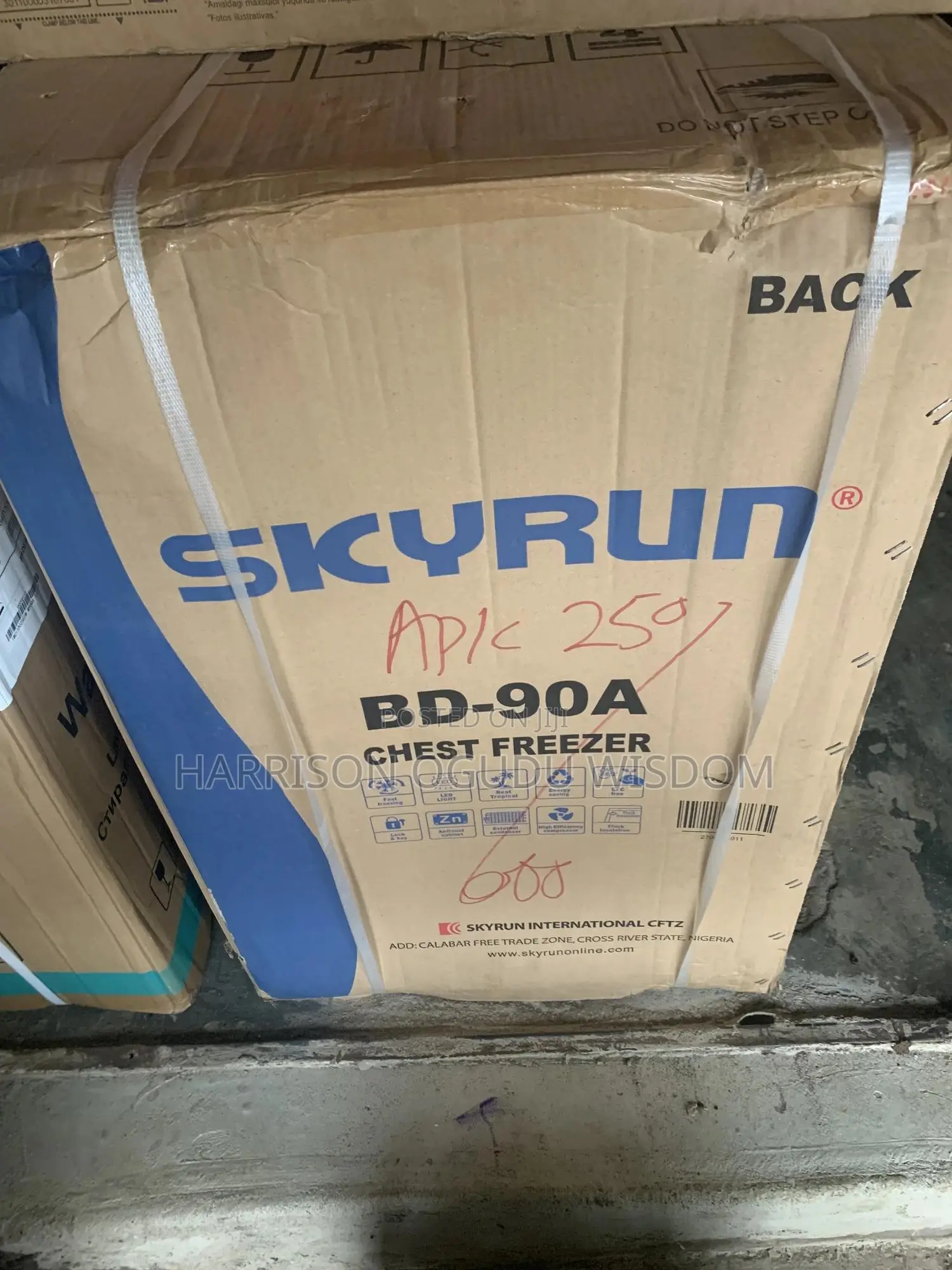Skyrun Deep Freezer 90a Available