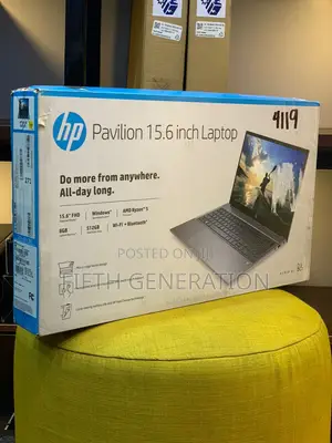 New Laptop HP Pavilion 15-eh0050wm 8GB AMD Ryzen 5 SSD 512GB