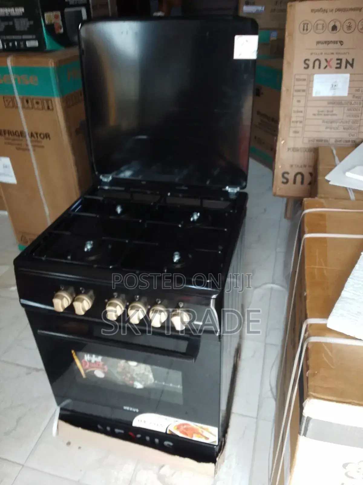 Less Expensive Nexus Gas Cooker ( Black) Nx - 6003