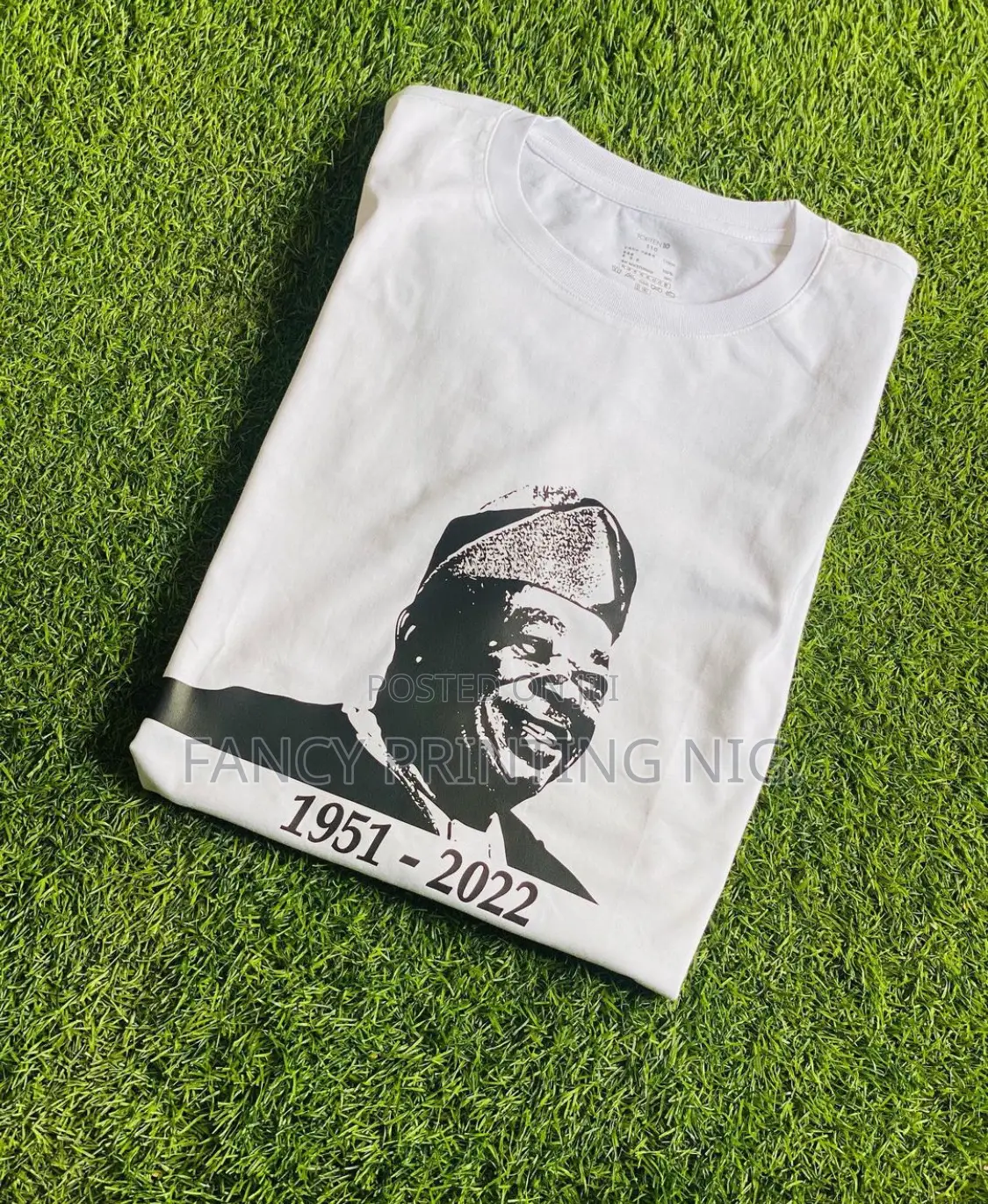 Burial Printing Package – T-Shirts, Caps, Jotters, Programs Posters