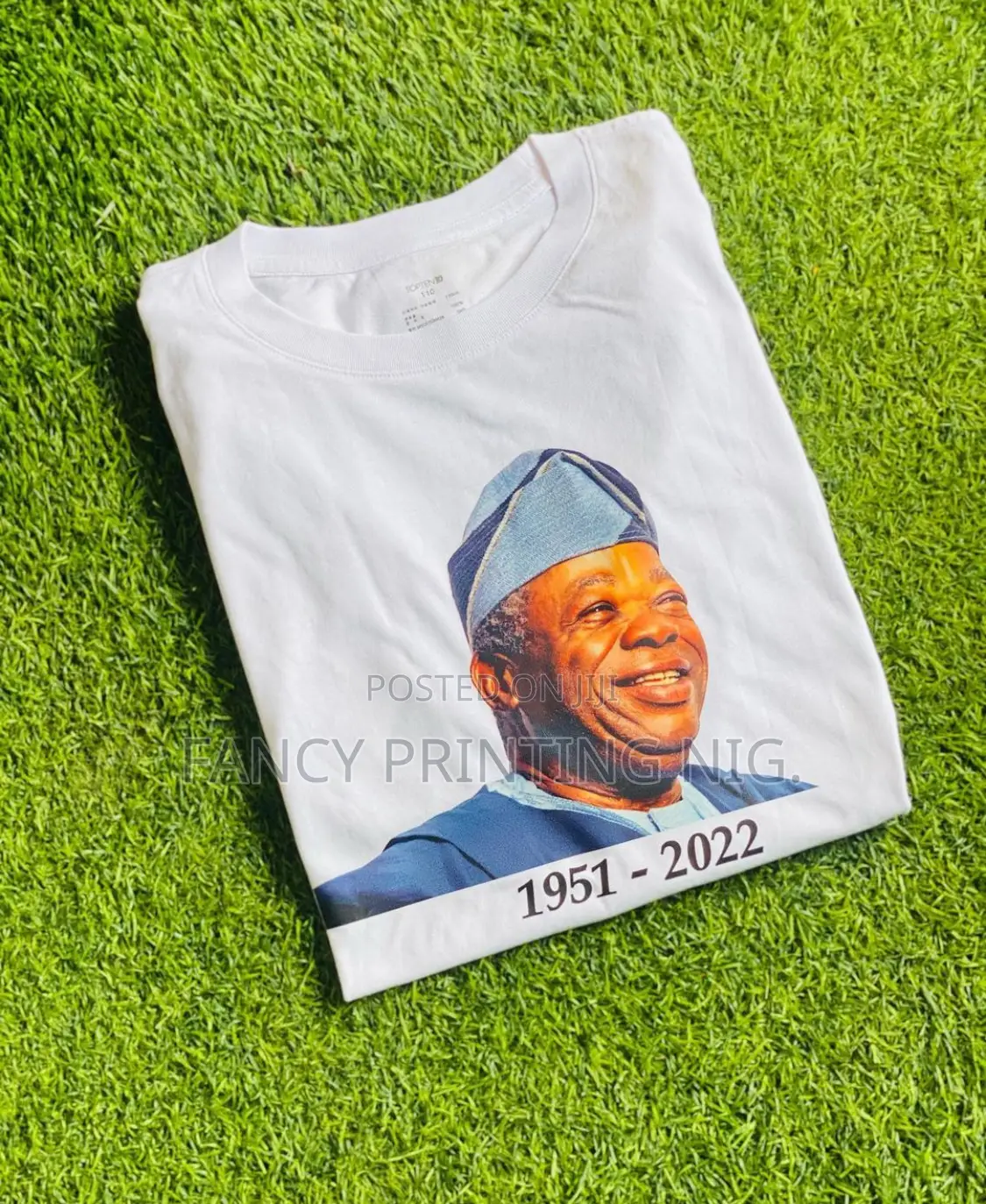 Burial Printing Package – T-Shirts, Caps, Jotters, Programs Posters