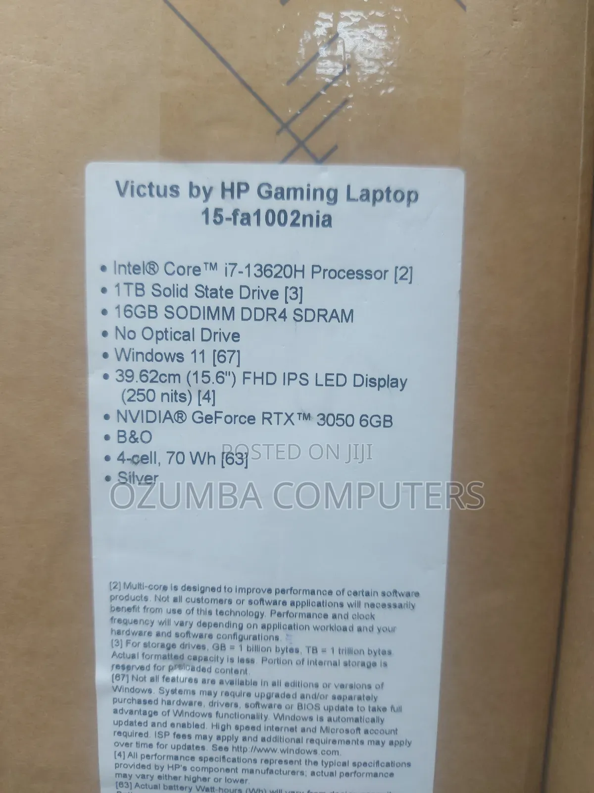 New Laptop HP Victus 16 16GB Intel Core I7 SSD 1T