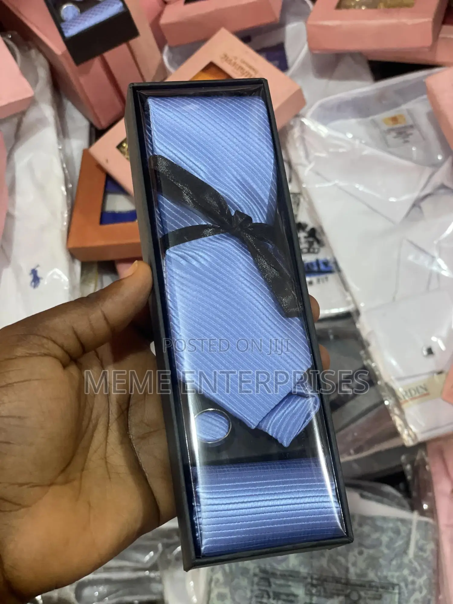 Men Blue Tie