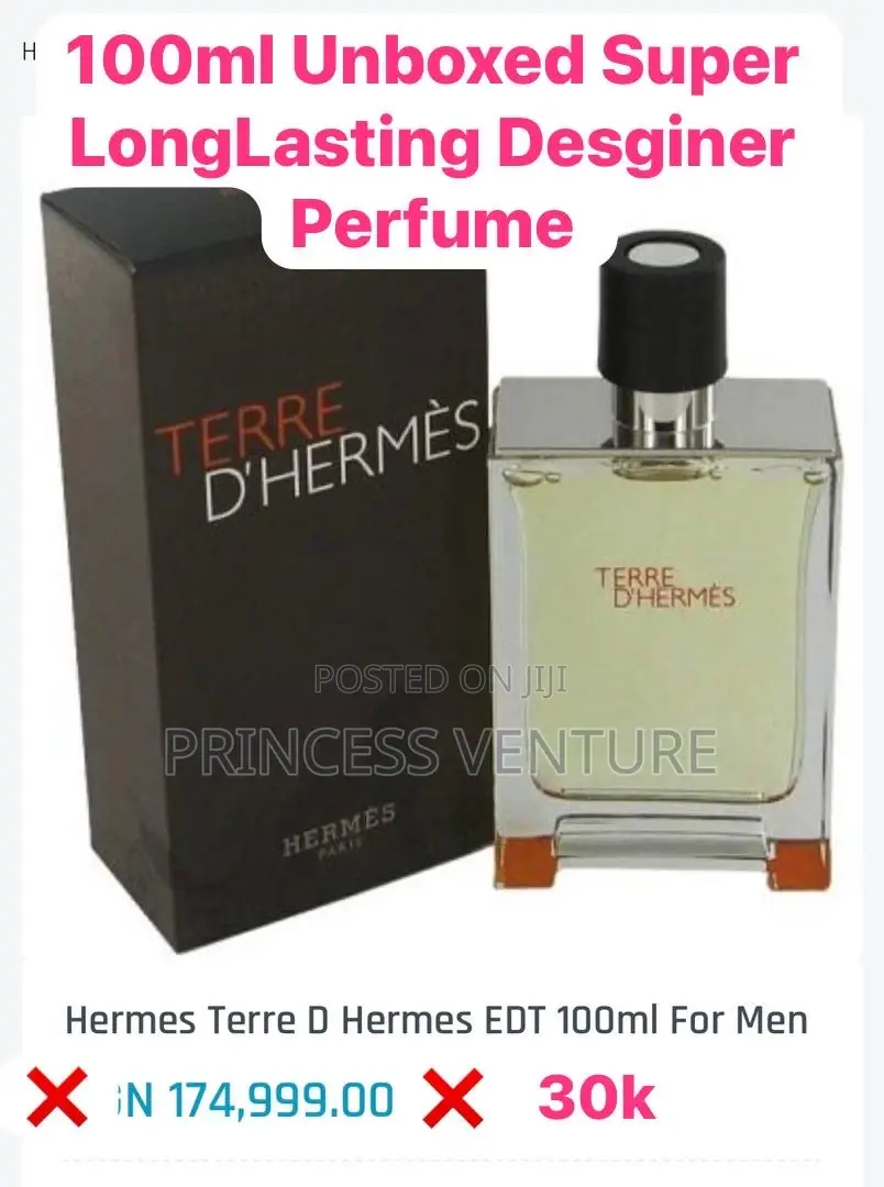 Tere De Hermes Unboxed Desginer Perfume- 100ml