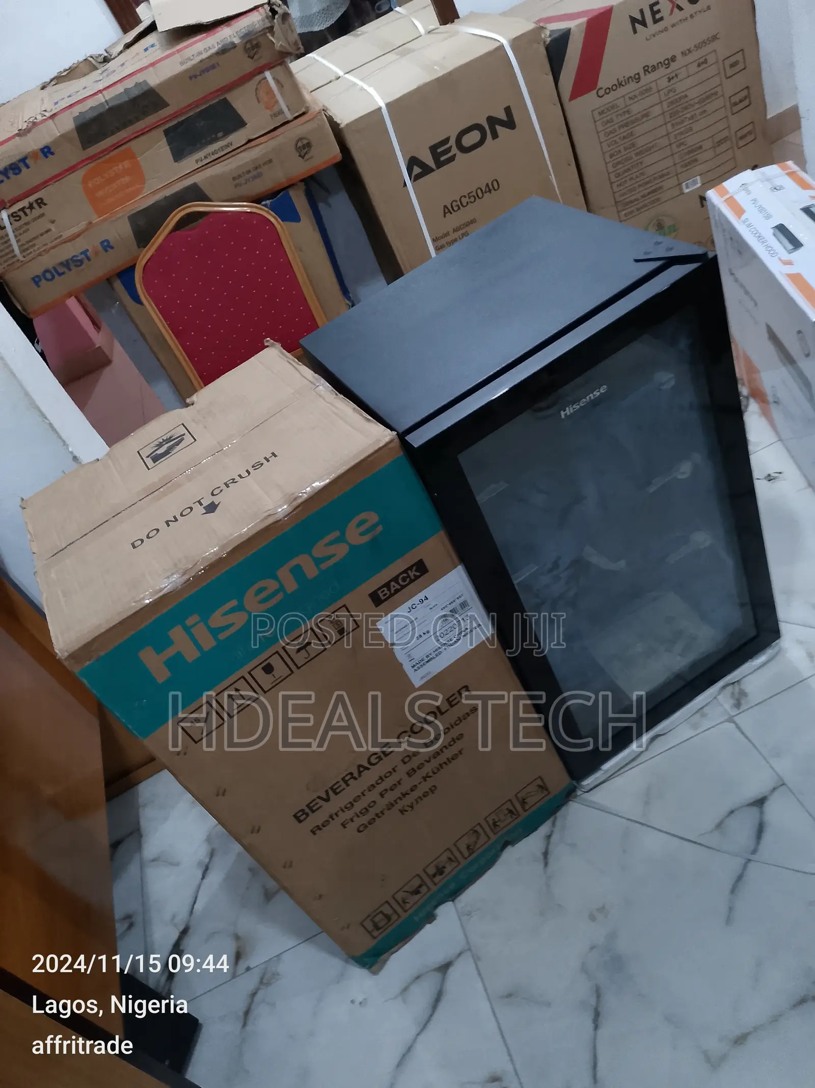 New-Most Hisense 90litres Refigerator (Beverages Cooler) 
