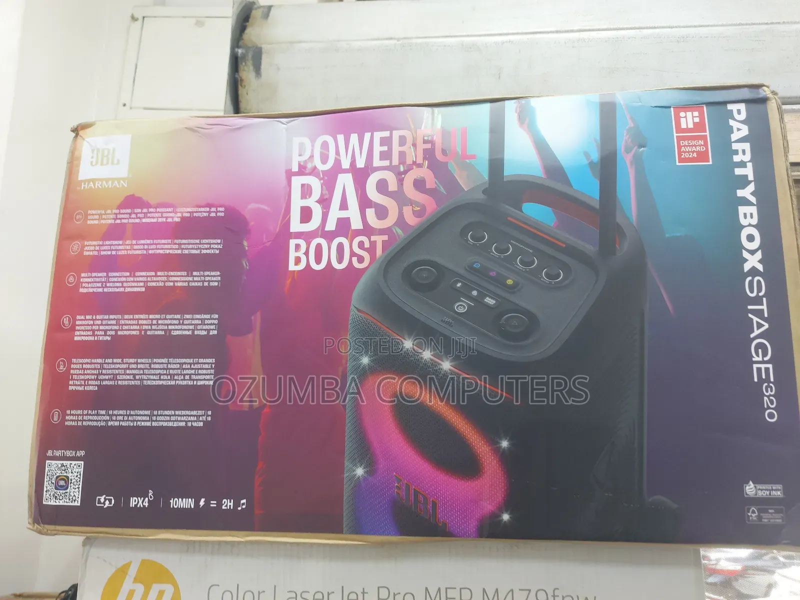 JBL Partybox Stage 320 Bluetooth Speaker