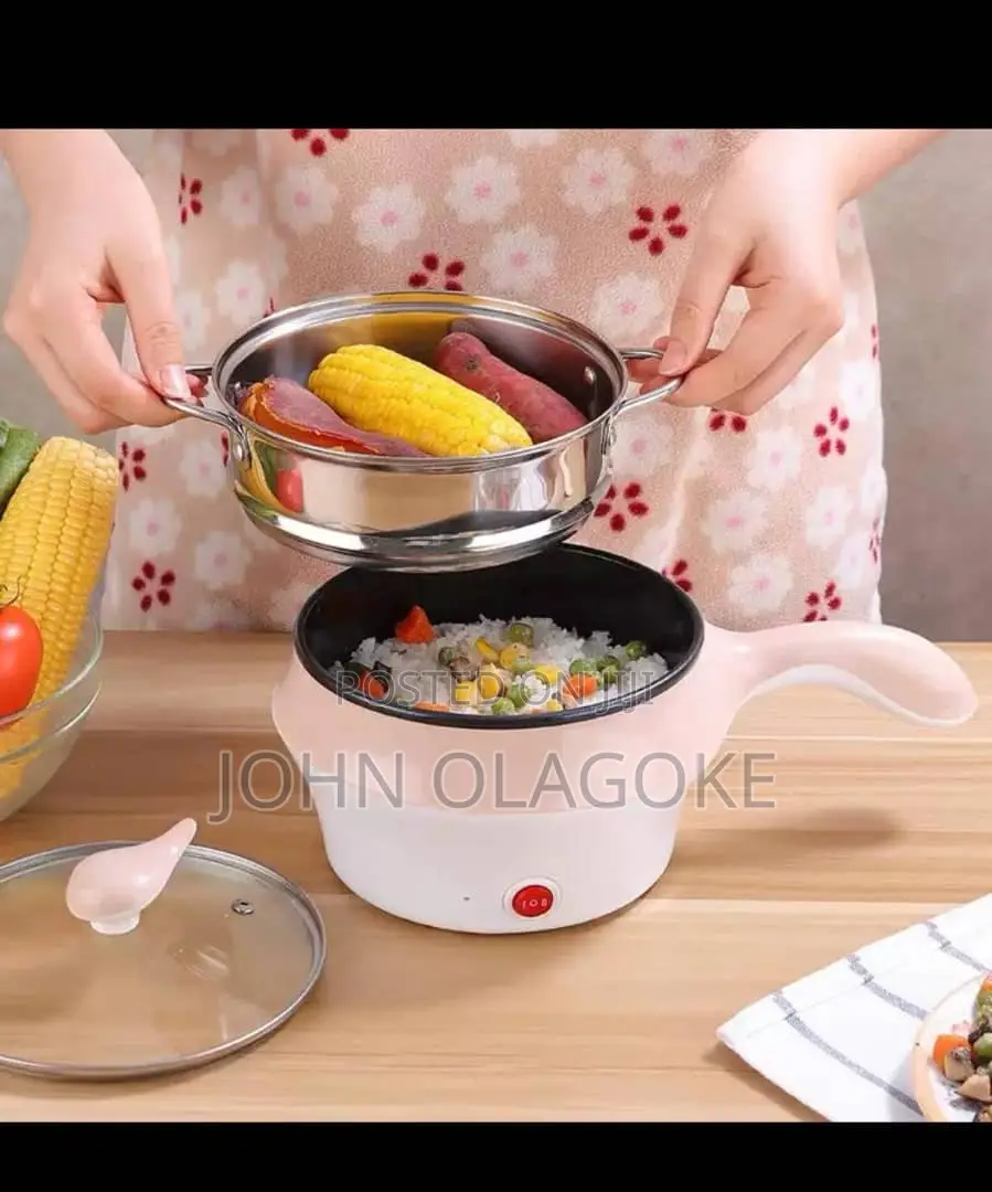 18" Electric Pot With Steamer
