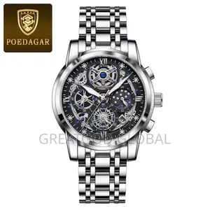 Poedegar Active Chronograph Chain With Box and Bag