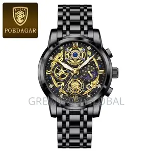Poedegar Active Chronograph Chain With Box and Bag