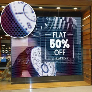 Perforated Window Graphics Printing