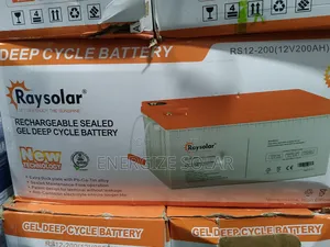 1 Year Warranty 12v 200ah Ray Power Gel Battery