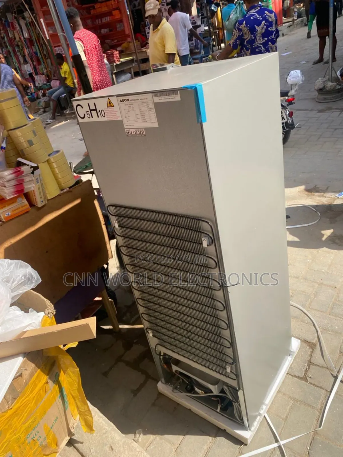 New AEON 154L Double Doors Fridge Super Cooling 1year