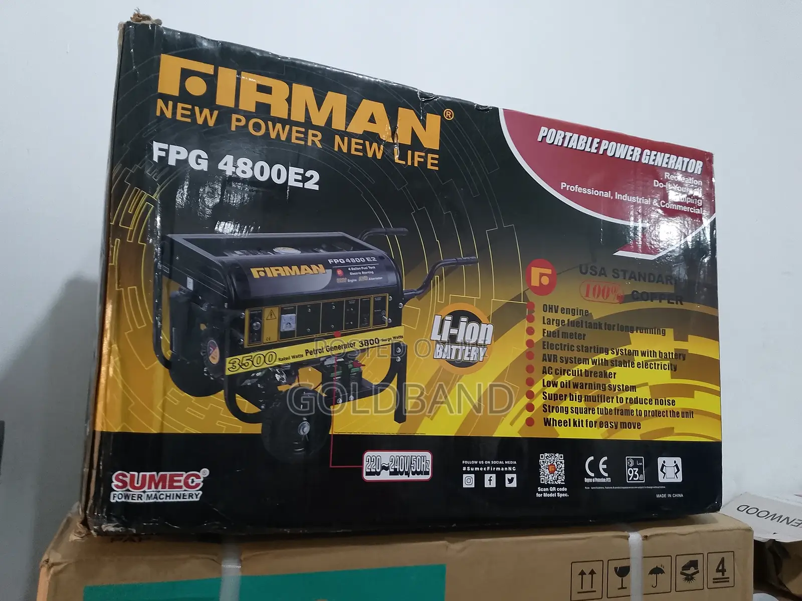Firman FPG-4800e2 3kva Environmental Friendly Generator