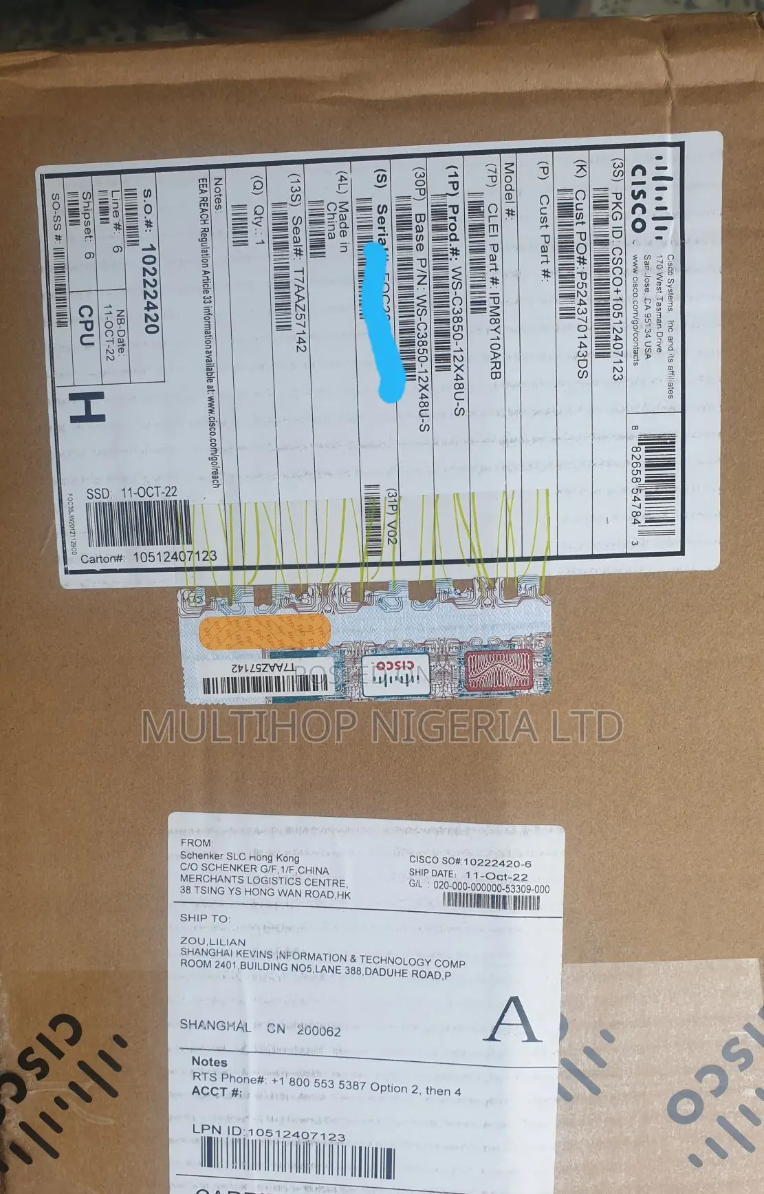 Cisco WS-C3850-12X48U-S Catalyst Switch