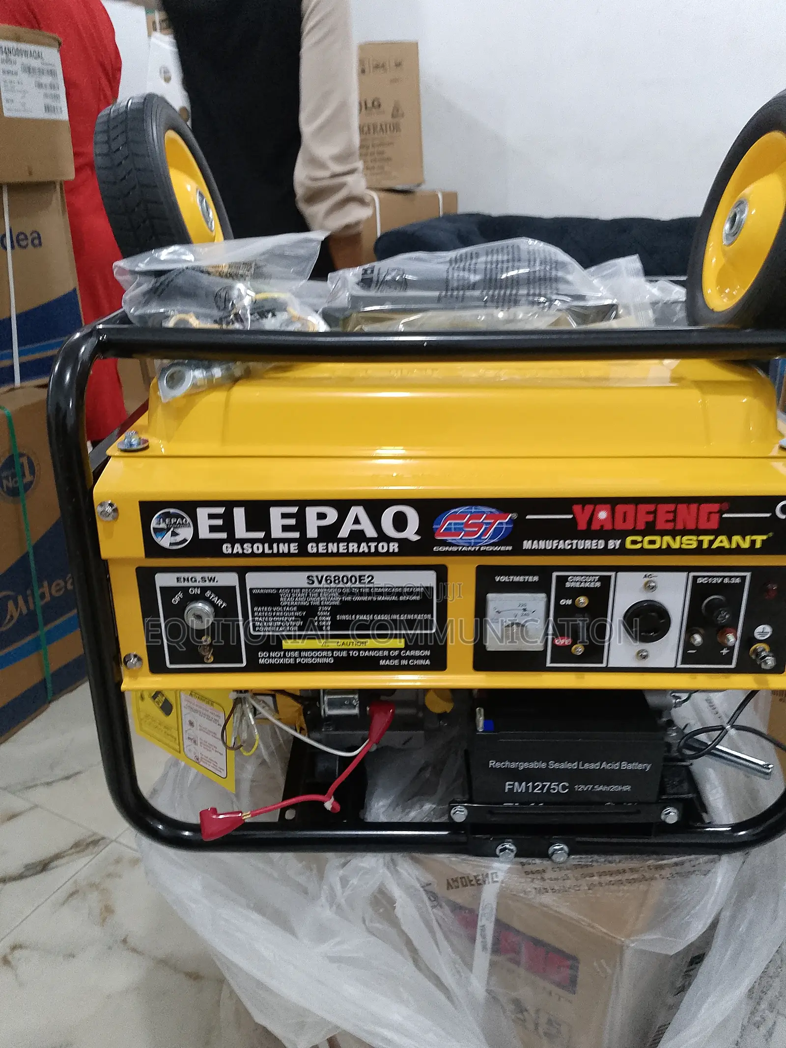 Elepaq 4.5kva Constant Generator With Start Key Option